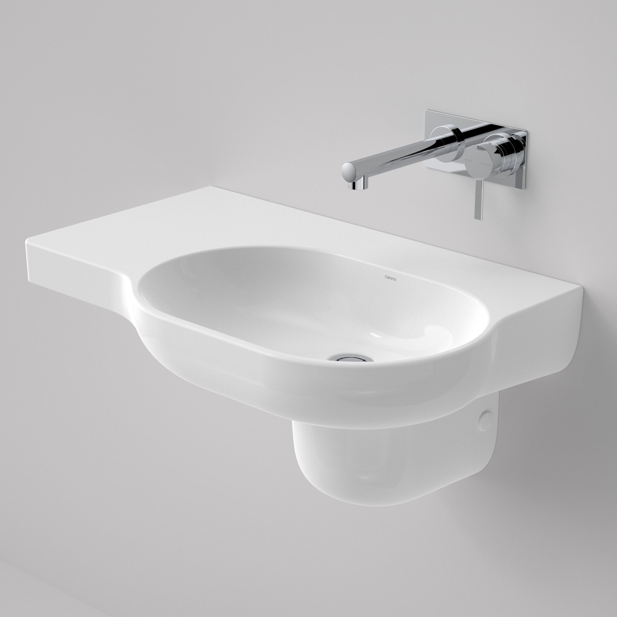 Caroma Opal 720 Wall Basin Left Hand Shelf