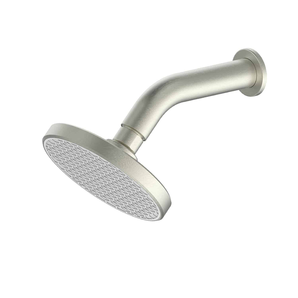 Glide RainBoost Shower Rose with Arm - PVD Brushed Nickel
