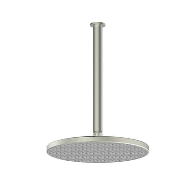 Greens Glide RainBoost Ceiling Shower - PVD Brushed Nickel