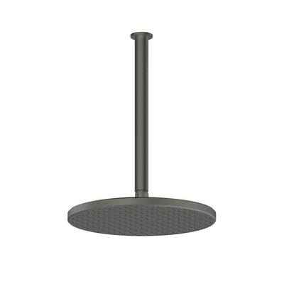 Greens Glide RainBoost Ceiling Shower - PVD Gunmetal