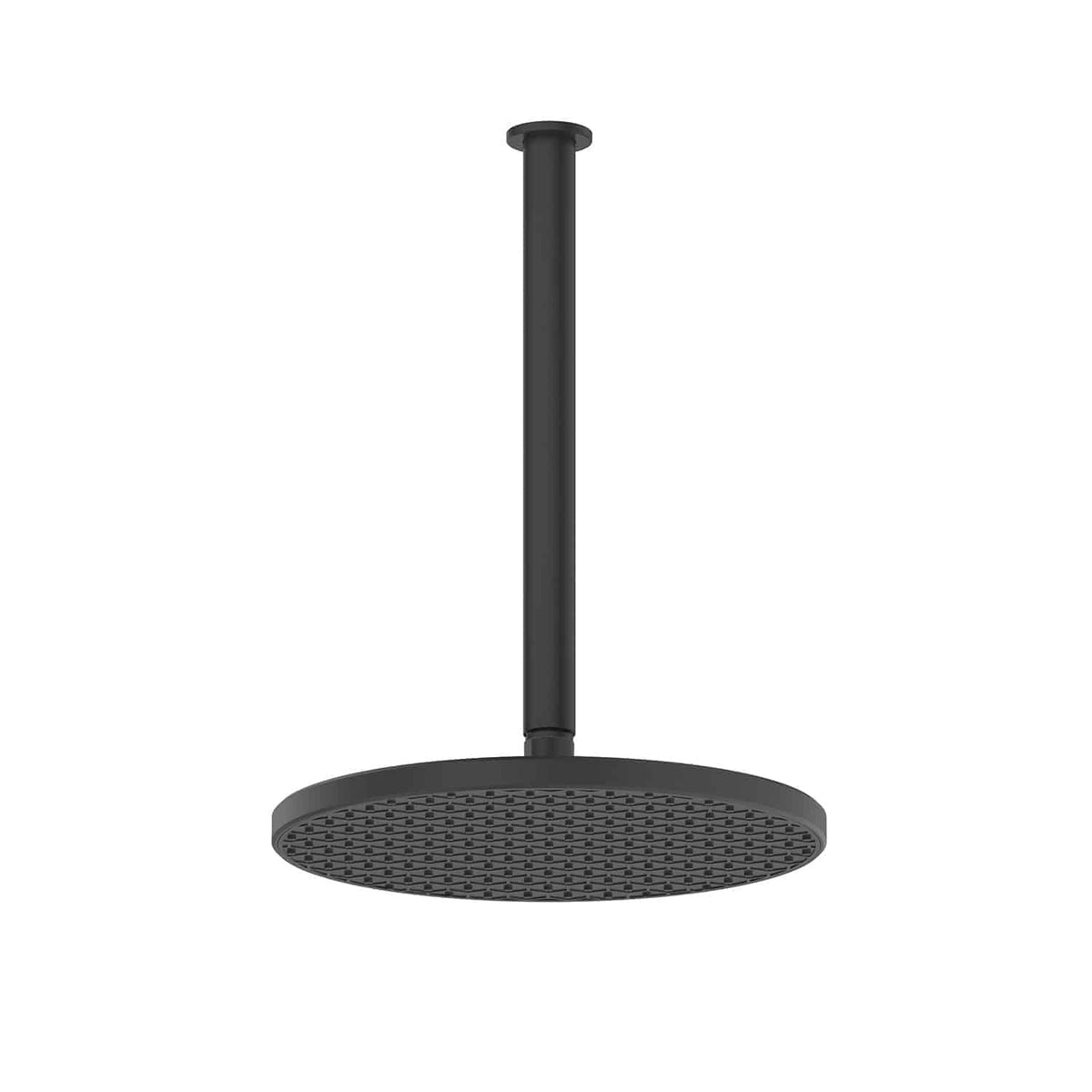 Glide RainBoost Ceiling Shower - Matte Black