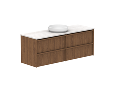 ADP Eli Wall Hung Vanity Cherry Pie Benchtop