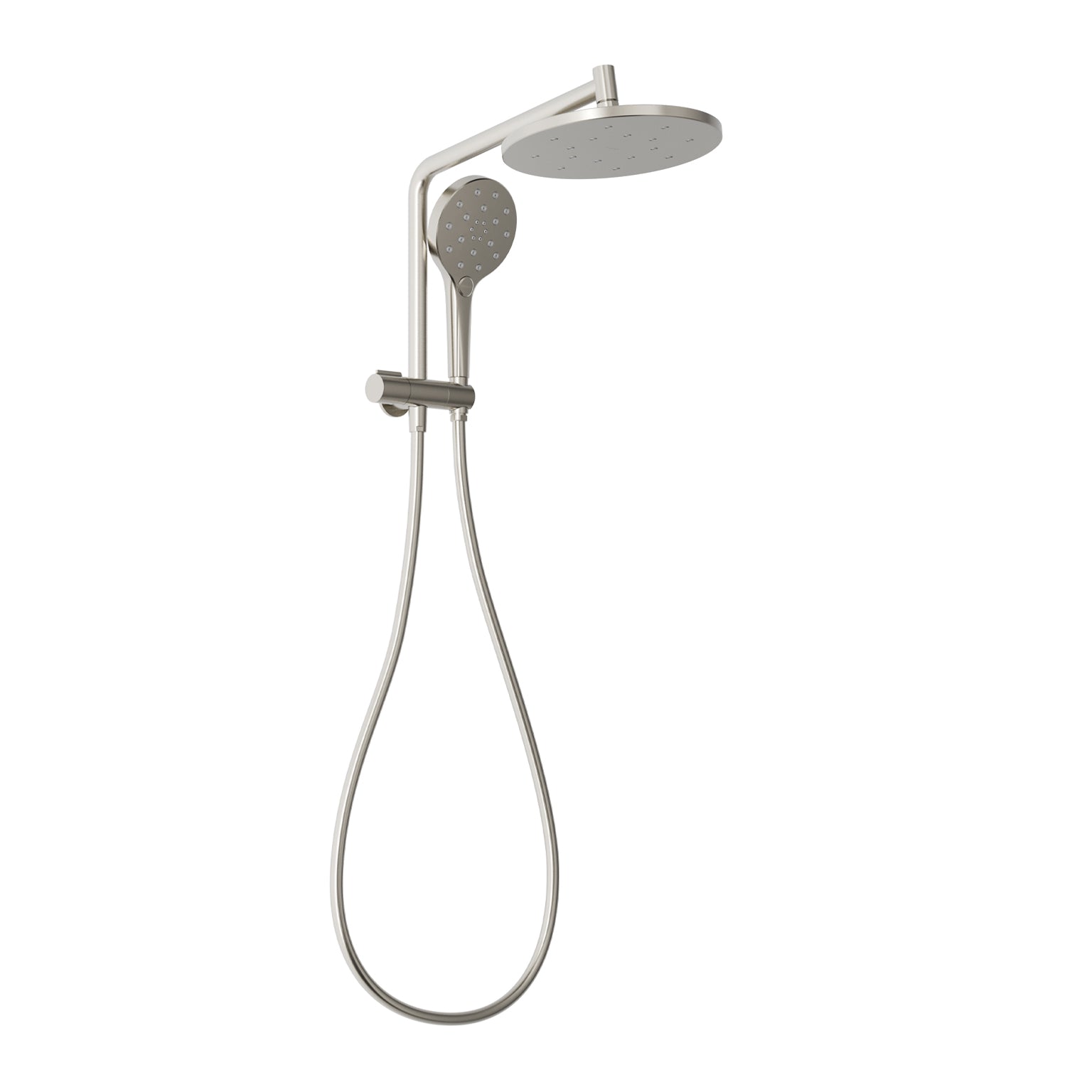 Phoenix Ormond Compact Twin Shower Brushed Nickel