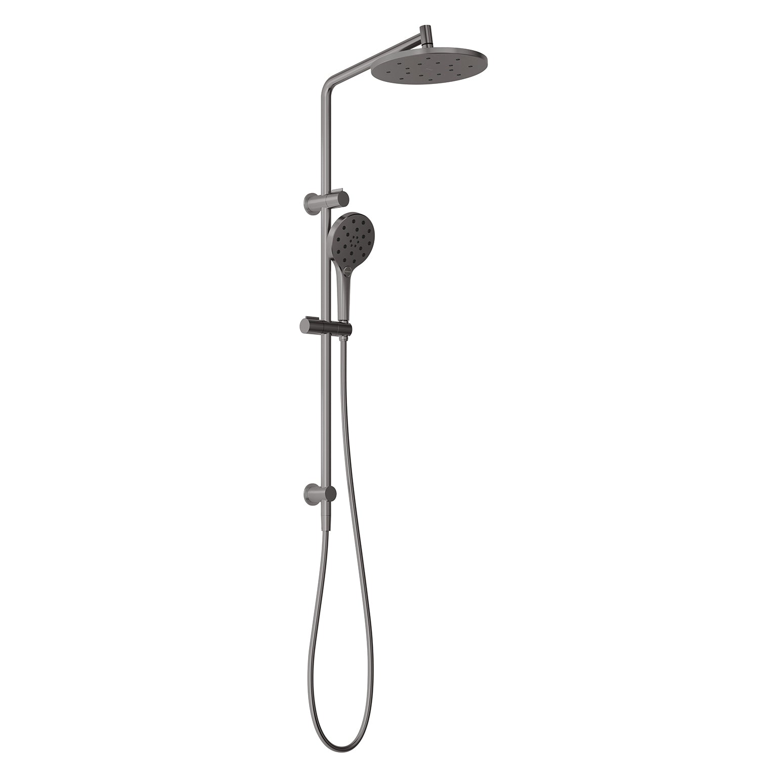 Phoenix Ormond Twin Shower Brushed Carbon