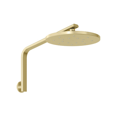 Phoenix Oxley High-Rise Shower Arm and Rose Brushed Gold