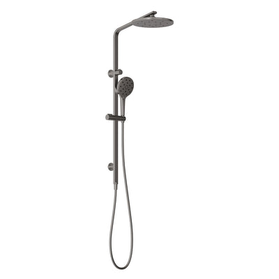 Phoenix Oxley Twin Shower Brushed Carbon