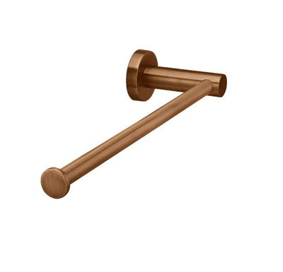 Meir Round Guest Towel Rail Lustre Bronze
