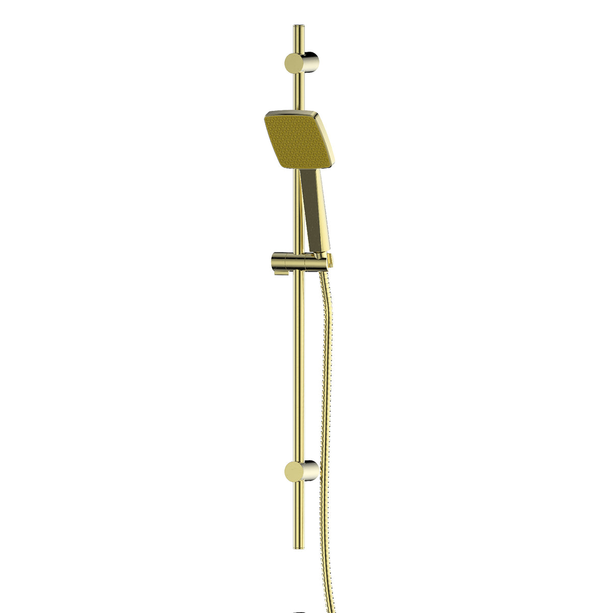 Glide Syntra RainBoost® Adjustable Rail Shower - PVD Brushed Brass