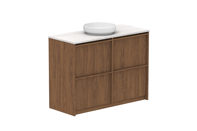 ADP Eli Floor Mount Vanity Cherry Pie Benchtop