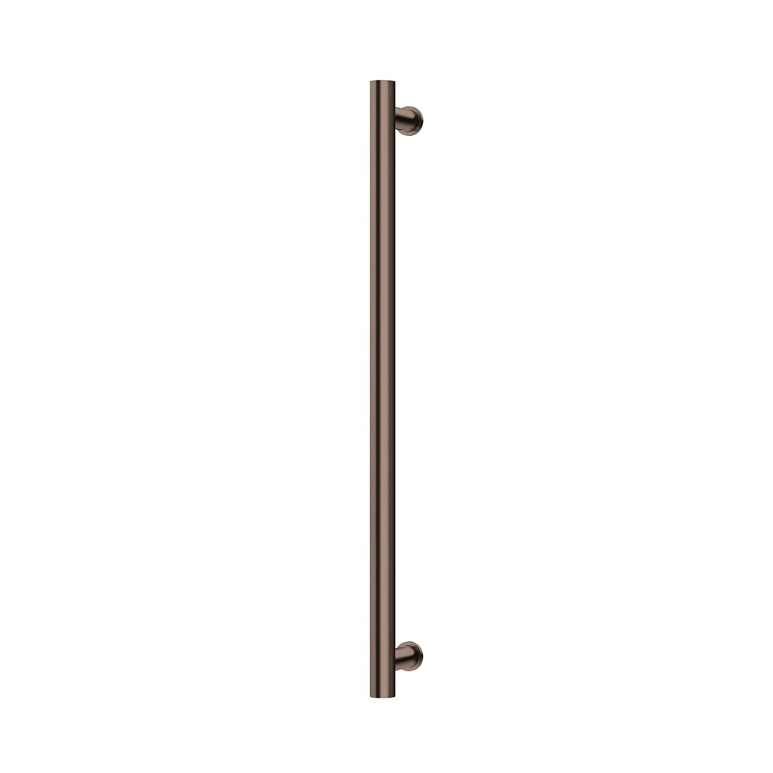 Phoenix Heated Towel Rail Round 800mm Brushed Bronze