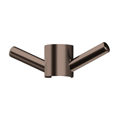 Phoenix Vertical Rail Hook Round Brushed Bronze