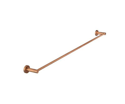 Meir Round Single Towel Rail Lustre Bronze