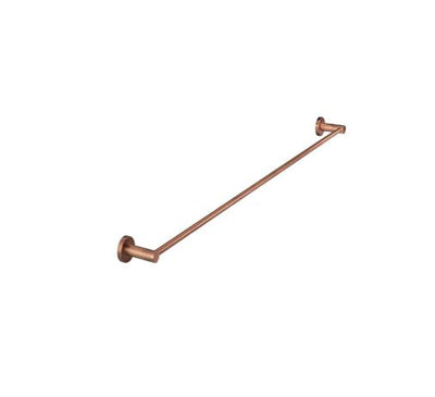 Meir Round Single Towel Rail 600mm Lustre Bronze