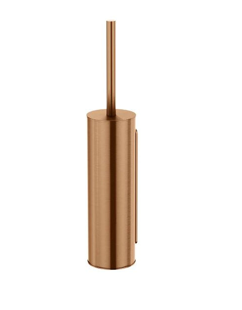 Meir Round Toilet Brush & Holder Lustre Bronze