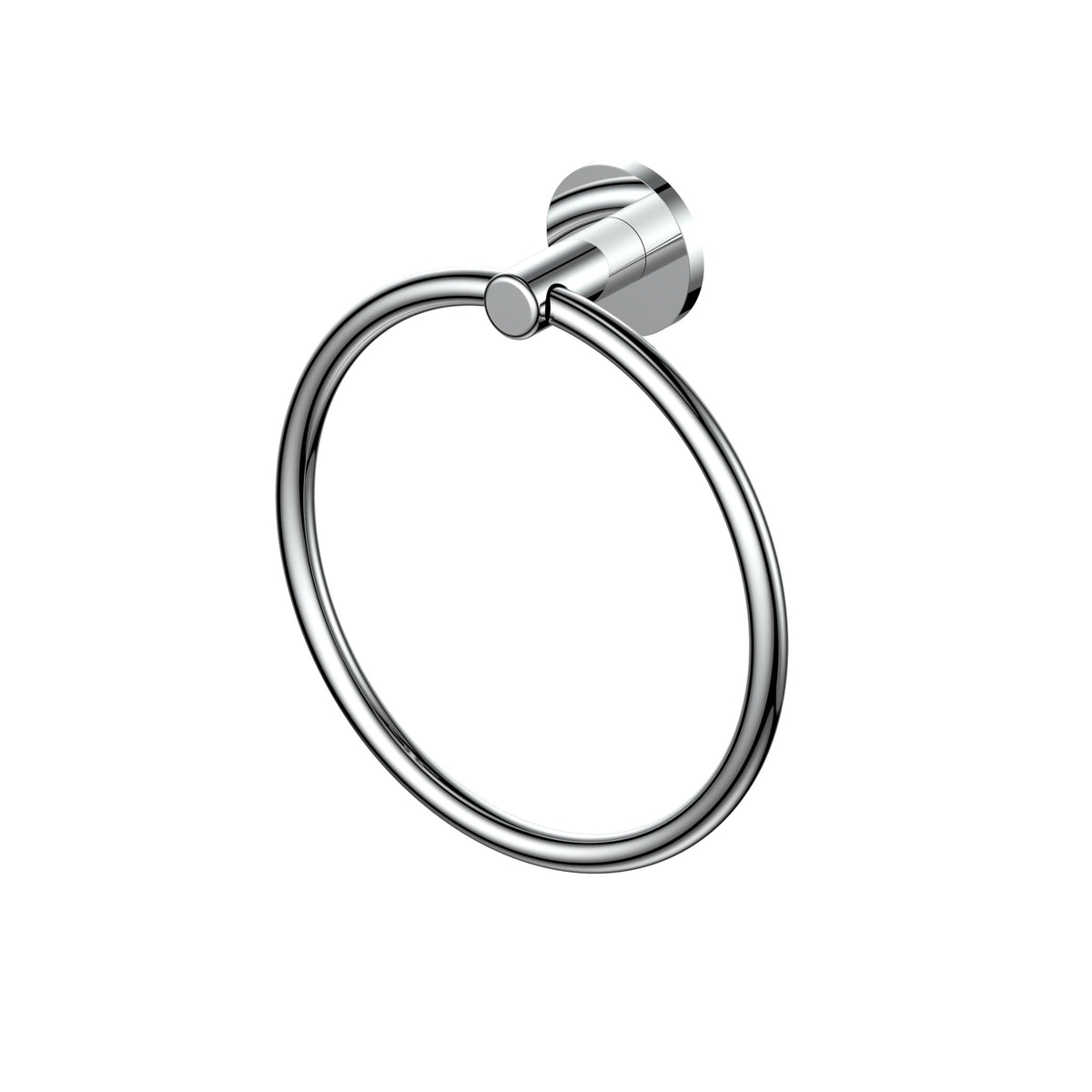 Zola Hand Towel Ring - Chrome