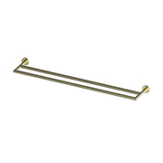 Zola Double Towel Rail - PVD Brushed Brass