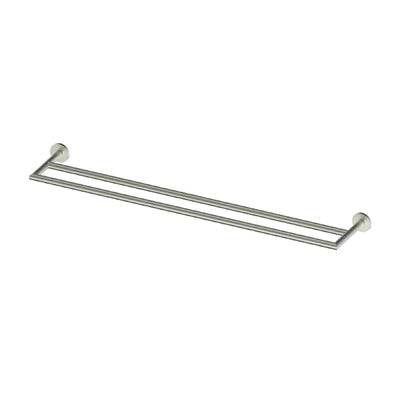 Greens Zola Double Towel Rail - PVD Brushed Nickel