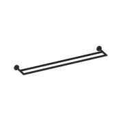 Zola Double Towel Rail - PVD Matte Black