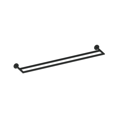 Greens Zola Double Towel Rail - PVD Matte Black