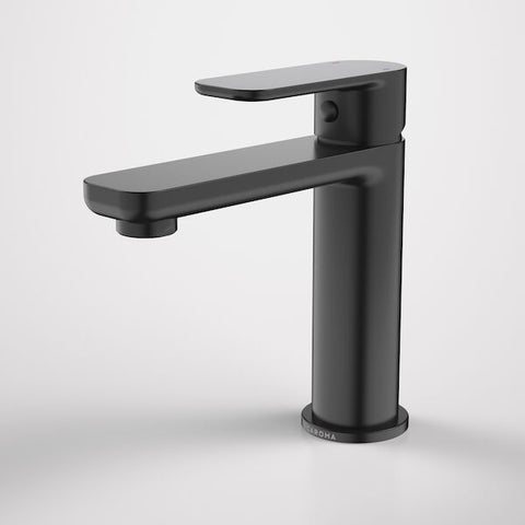 Caroma Luna Basin Mixer - Black - Lead Free