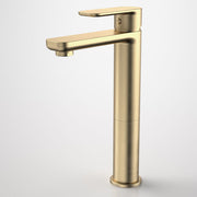 Caroma Luna Tower Basin Mixer - Brushed Brass