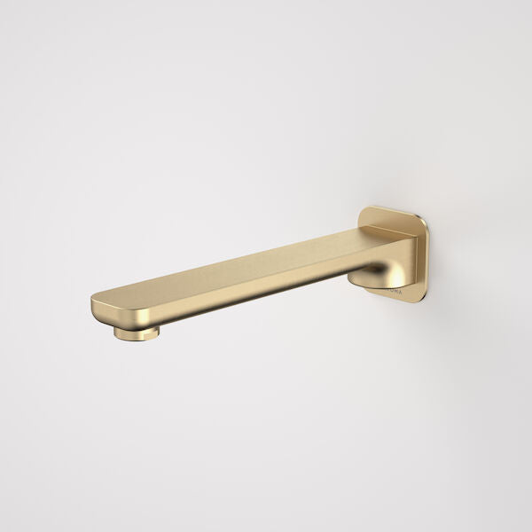 Caroma Luna Wall Basin/Bath Outlet - Brushed Brass