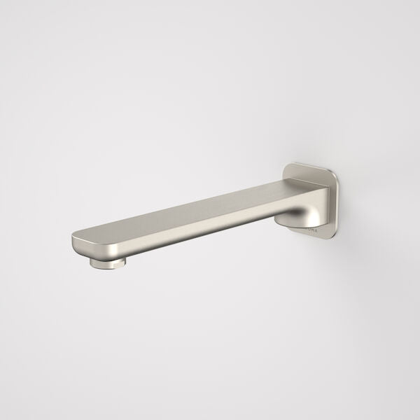 Caroma Luna Wall Basin/Bath Outlet - Brushed Nickel