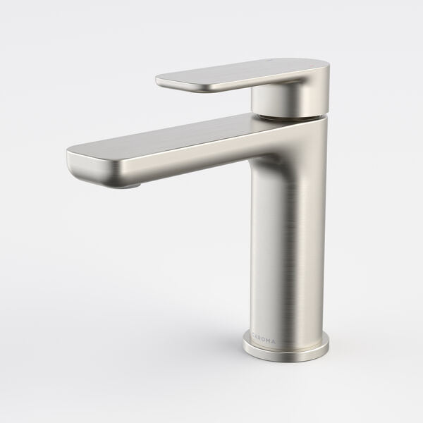 Caroma Luna II Basin Mixer - Brushed Nickel