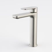 Caroma Luna II Mid Basin Mixer - Brushed Nickel