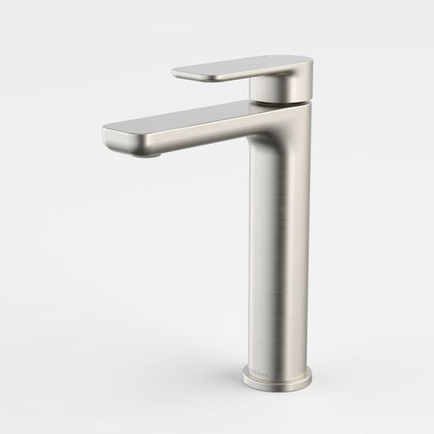 Caroma Luna II Mid Basin Mixer - Brushed Nickel