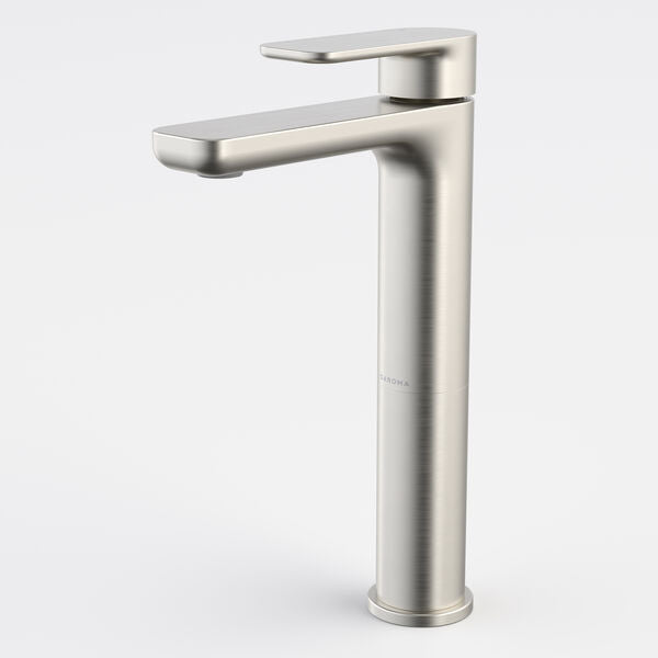 Caroma Luna II Tower Basin Mixer - Brushed Nickel