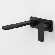 Caroma Luna II Wall Basin/Bath Mixer 220mm - Black