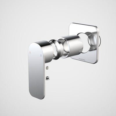 Caroma Luna II EasySwitch Bath/Shower Mixer - Trim Kit - Chrome (In Wall Body not included)