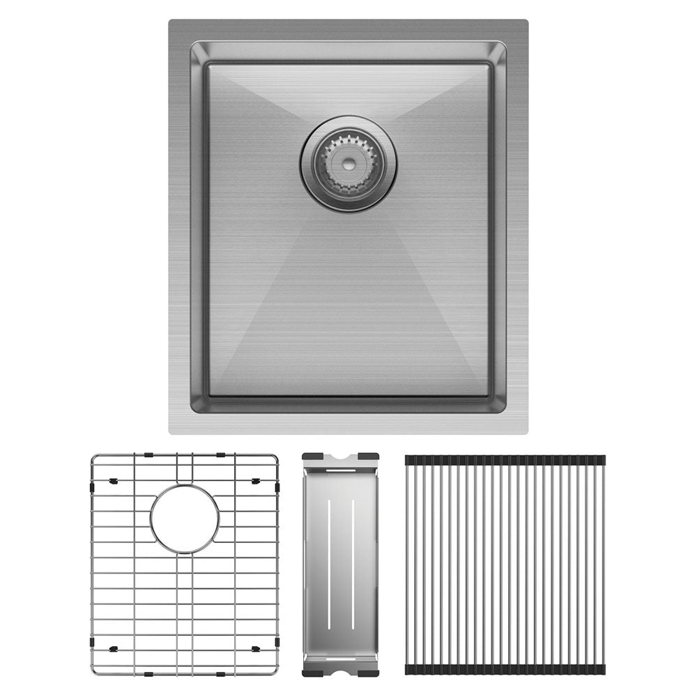 Hana 27L Single Kitchen Sink Kit