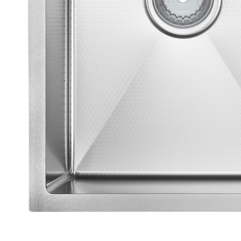 Fienza Hana Anti-Scratch 27L/27L Double Kitchen Sink Stainless Steel
