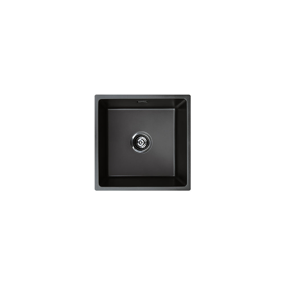 Kuro Granite 29L Single Bowl Kitchen Sink Matte Black