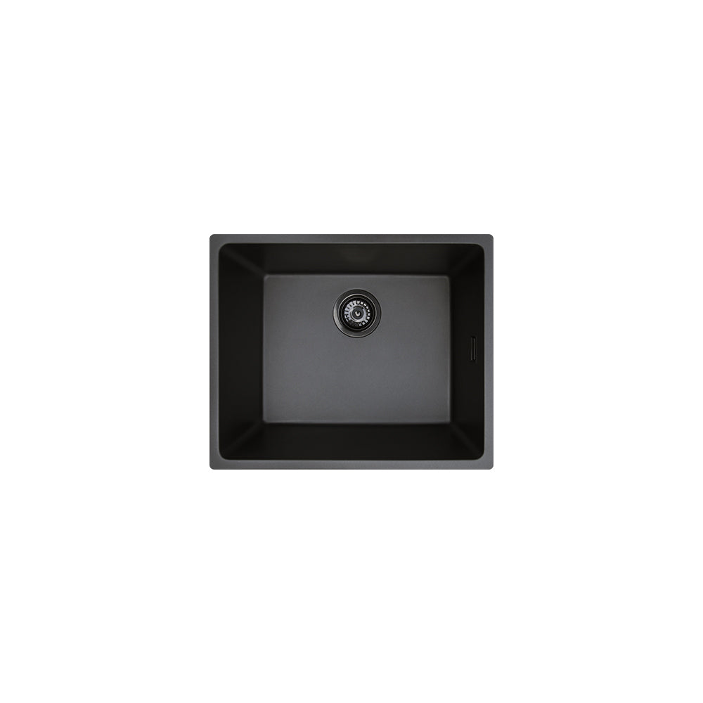 Kuro Granite 39L Single Bowl Kitchen Sink Matte Black