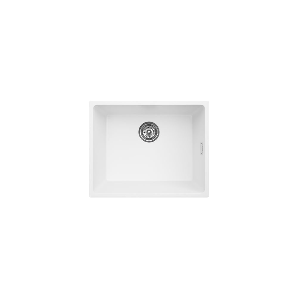 Kuro Granite 39L Single Bowl Kitchen Sink Matte White