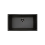 Kuro Granite 59L Single Bowl Kitchen Sink Matte Black