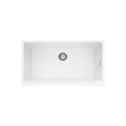 Kuro Granite 59L Single Bowl Kitchen Sink Matte White