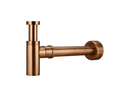 Meir Round Bottle Trap for 32mm Basin Waste & 40mm Outlet Lustre Bronze