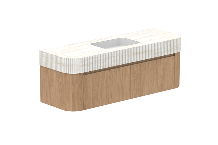 Adp Surry Curved Wall Hung Vanity Imperial Top