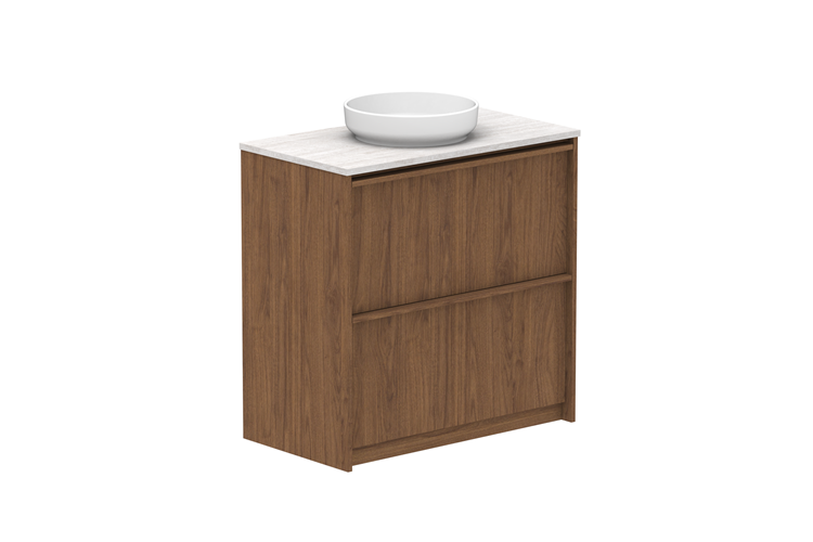 ADP Eli Floor Mount Vanity Cherry Pie Benchtop