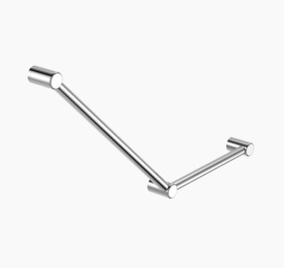 Nero Mecca Care 32mm Ambulant Toilet Grab Rail 45 Degree 750X450mm Chrome