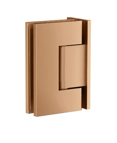 Meir Glass to Wall Shower Door Hinge Lustre Bronze