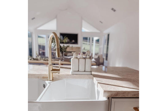 Turner Hastings Chester 80 x 50 Double Flat Front Fine Fireclay Farmhouse Butler Sink