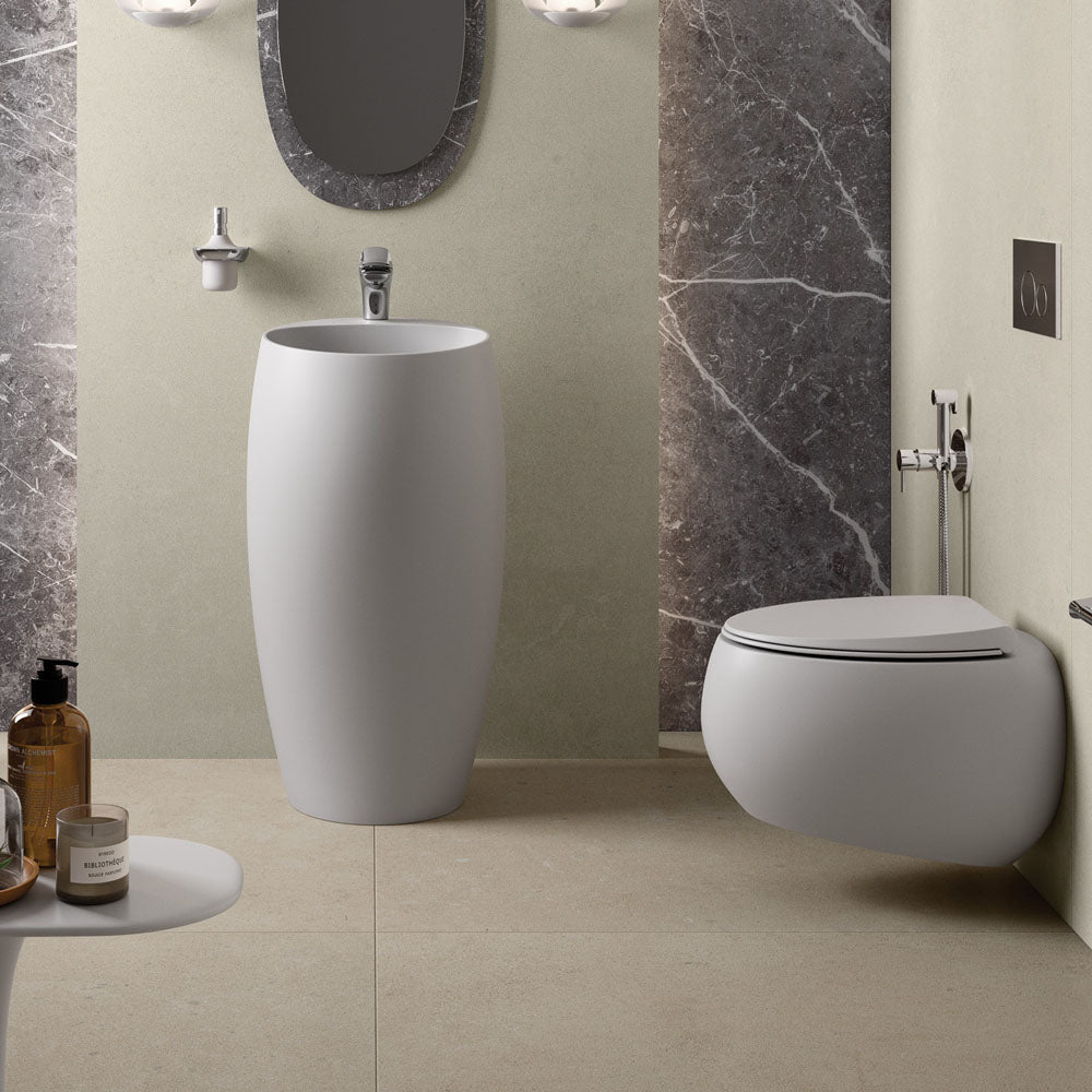 Fienza Rak Cloud Wall Hung Toilet Suite Matte White Pan Only