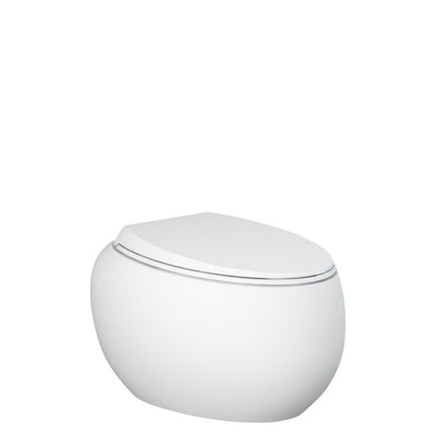 Fienza Rak Cloud Wall Hung Toilet Suite Matte White Pan Only