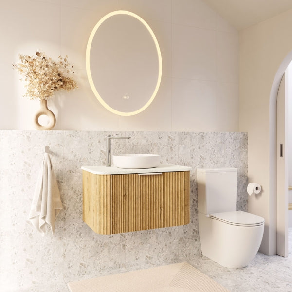 Fienza Minka Curved Wall Hung Vanity Cabinet