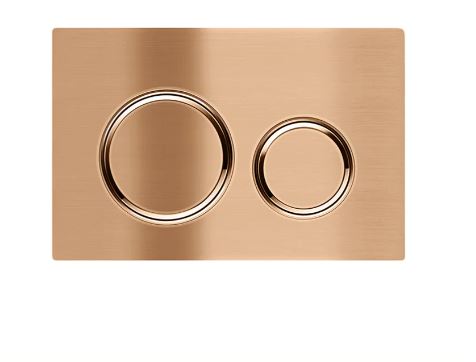 Meir Sigma 21 Dual Flush Plates for Geberit Lustre Bronze